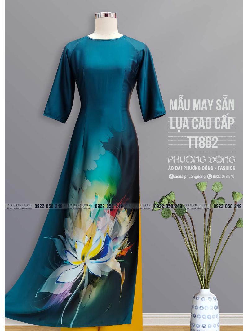 Áo Dài Truyền Thống Lụa Cao Cấp TT862